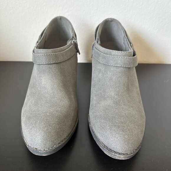 ROCKET DOG Grey Booties Womens 8.5 Faux Suede Ankle Booties Boots - Picture 4 of 11
